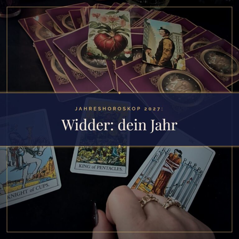 Jahreshoroskop 2027 Widder: Beruf, Liebe und deine besten Monate