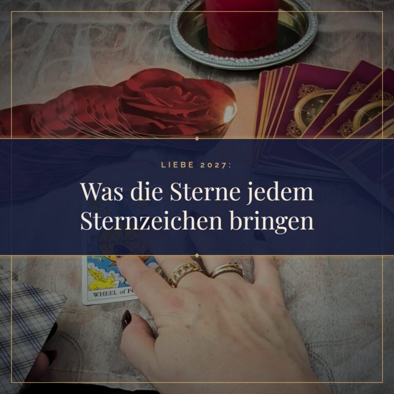Liebe 2027: Was die Sterne jedem Sternzeichen bringen: Tarotkarten im Kerzenlicht