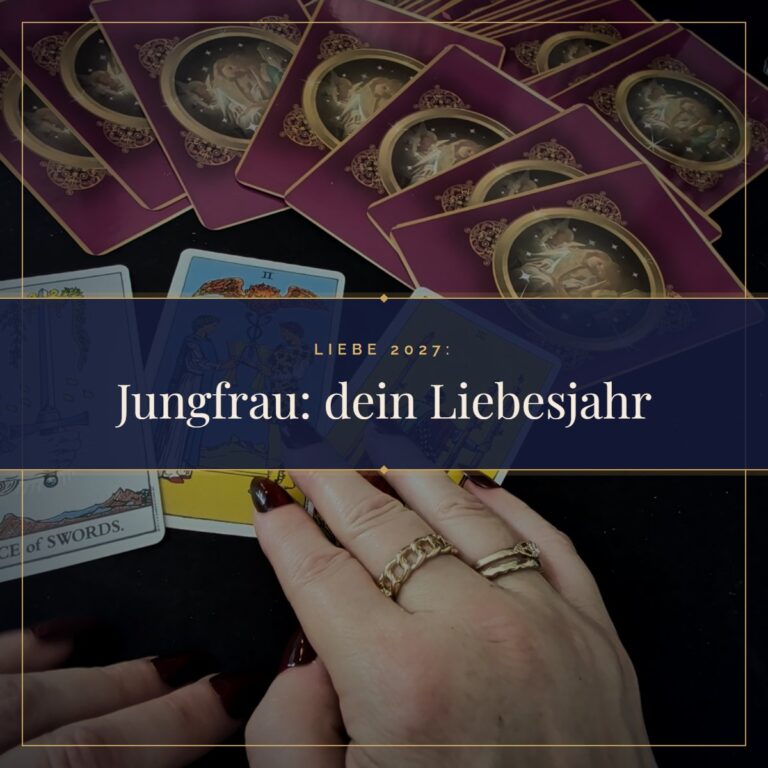 Jungfrau Liebe 2027: Was dir das Jahr in der Liebe bringt: Tarotkarten im Kerzenlicht