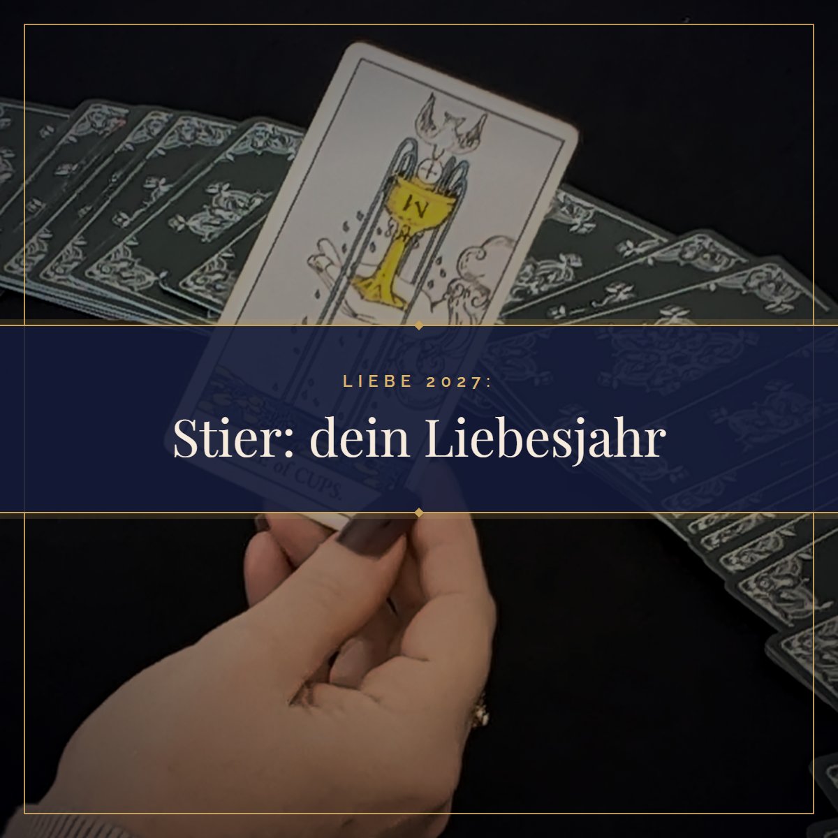 Stier Liebe 2027: Was dir das Jahr in der Liebe bringt: Tarotkarten im Kerzenlicht