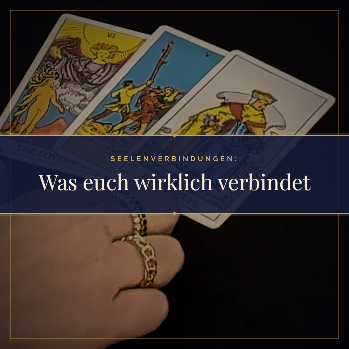 Seelenverbindungen: Seelenpartner, Dualseele oder karmisch? So erkennst du, was euch verbindet: Tarotkarten im Kerzenlicht